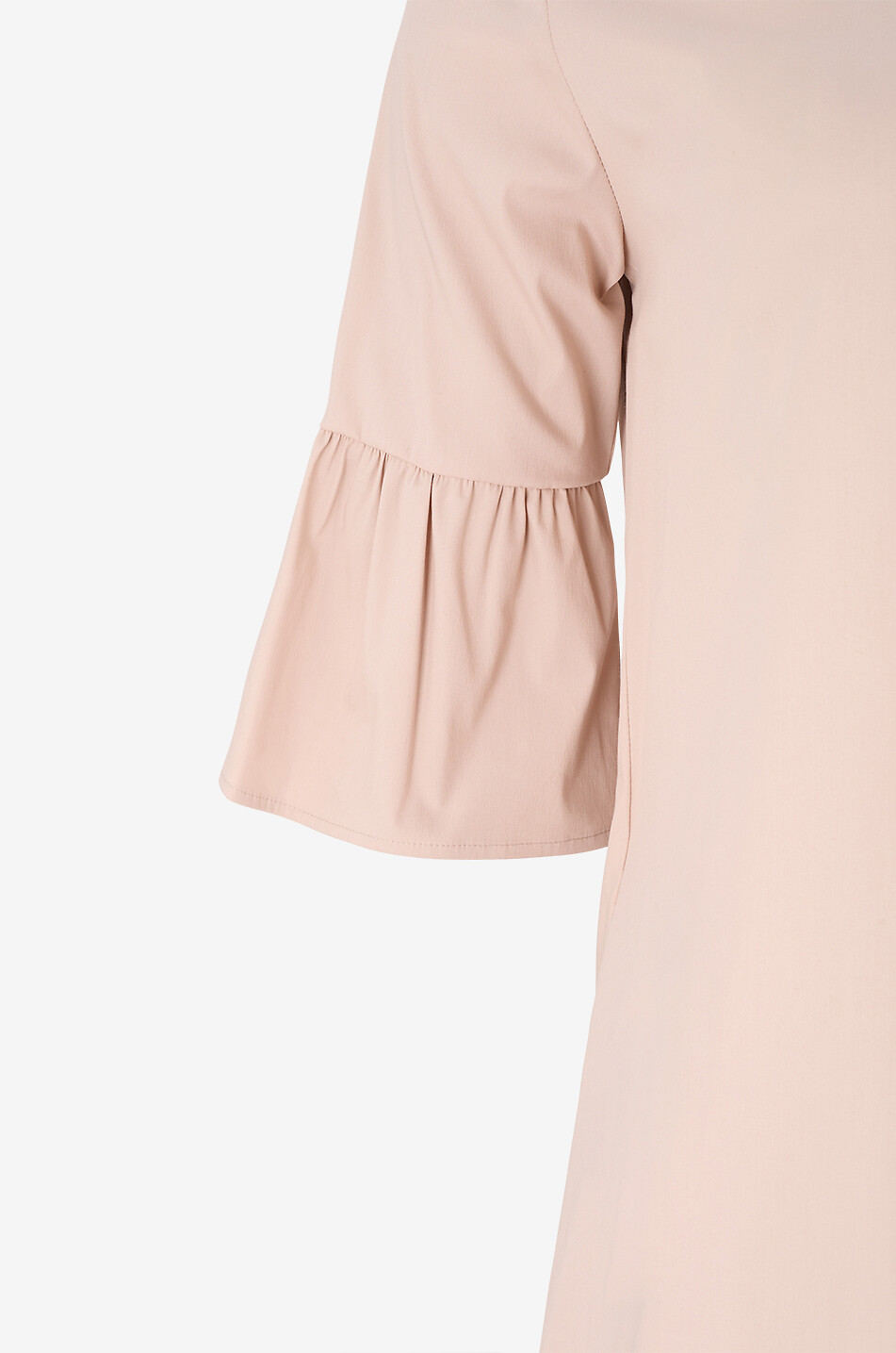 GRAN SASSO Mid-length boatneck dress in cotton blend Women LIGHT PINK 3