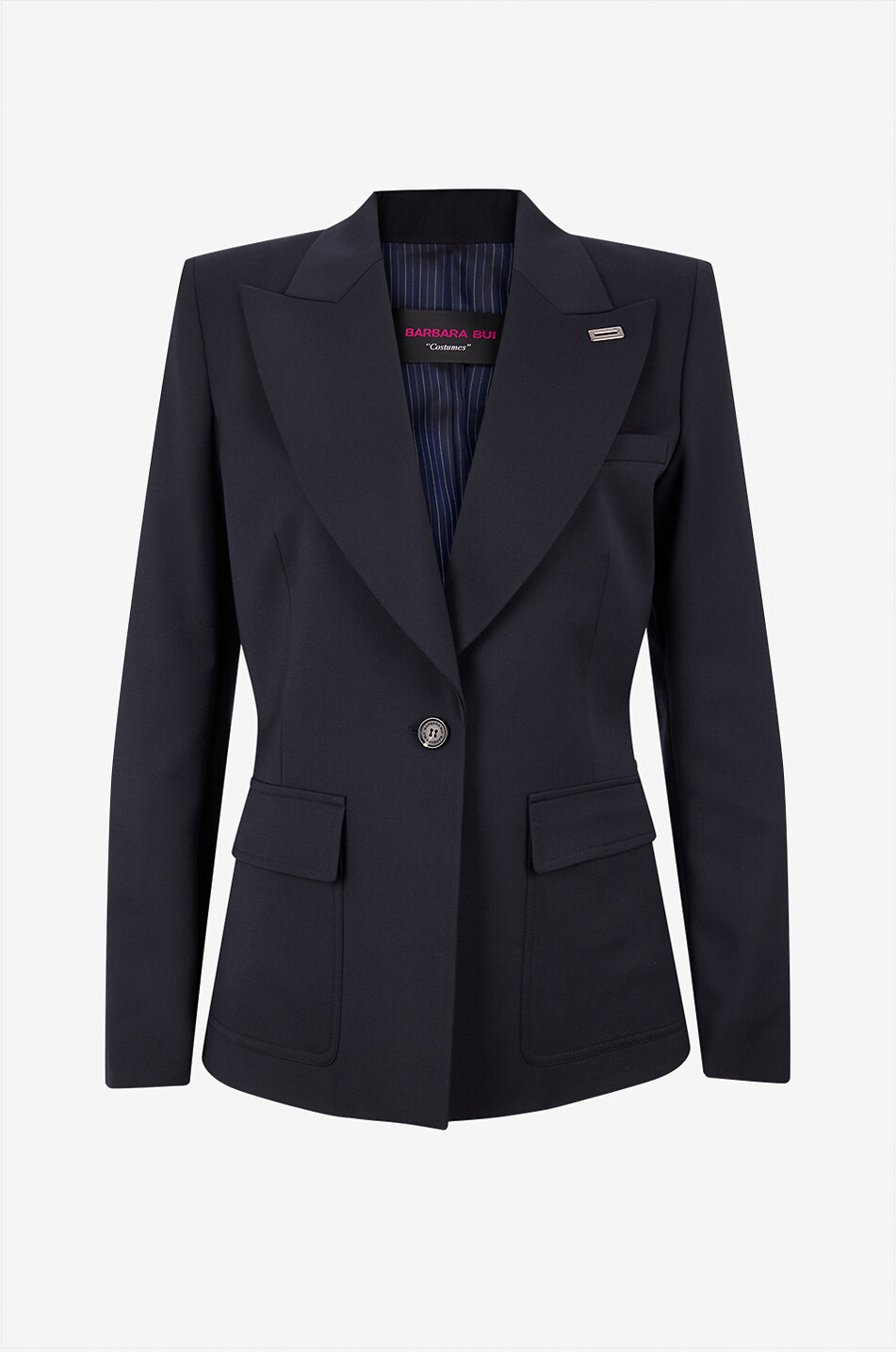Blazer Barbara Bui Gris En Coton - Taille M - Occasion Parfait état