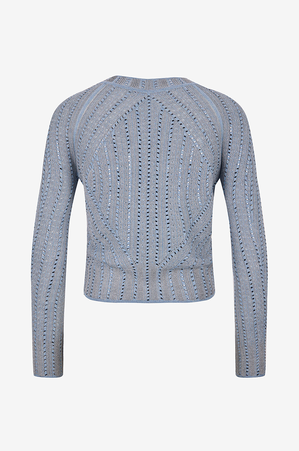 ERMANNO SCERVINO Cardigan mit Rundhalsausschnitt aus Baumwolle mit Kristallen Damen BUNT 2