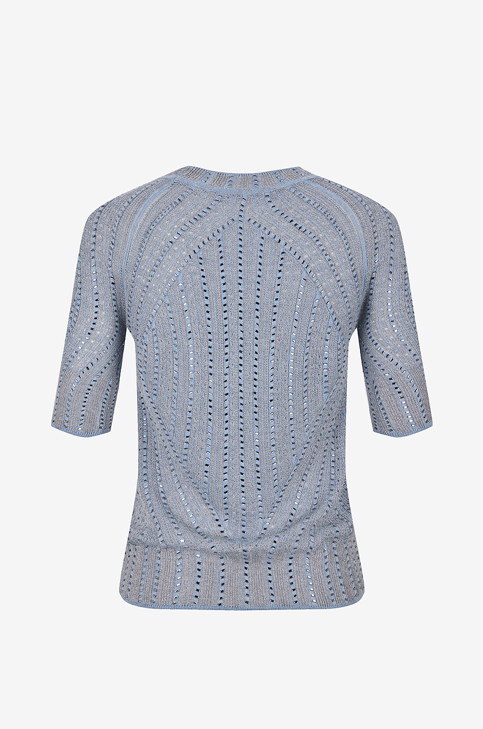 ERMANNO SCERVINO Pullover mit Rundhalsausschnitt mit Kristallverzierung aus Baumwolle Damen BUNT 2