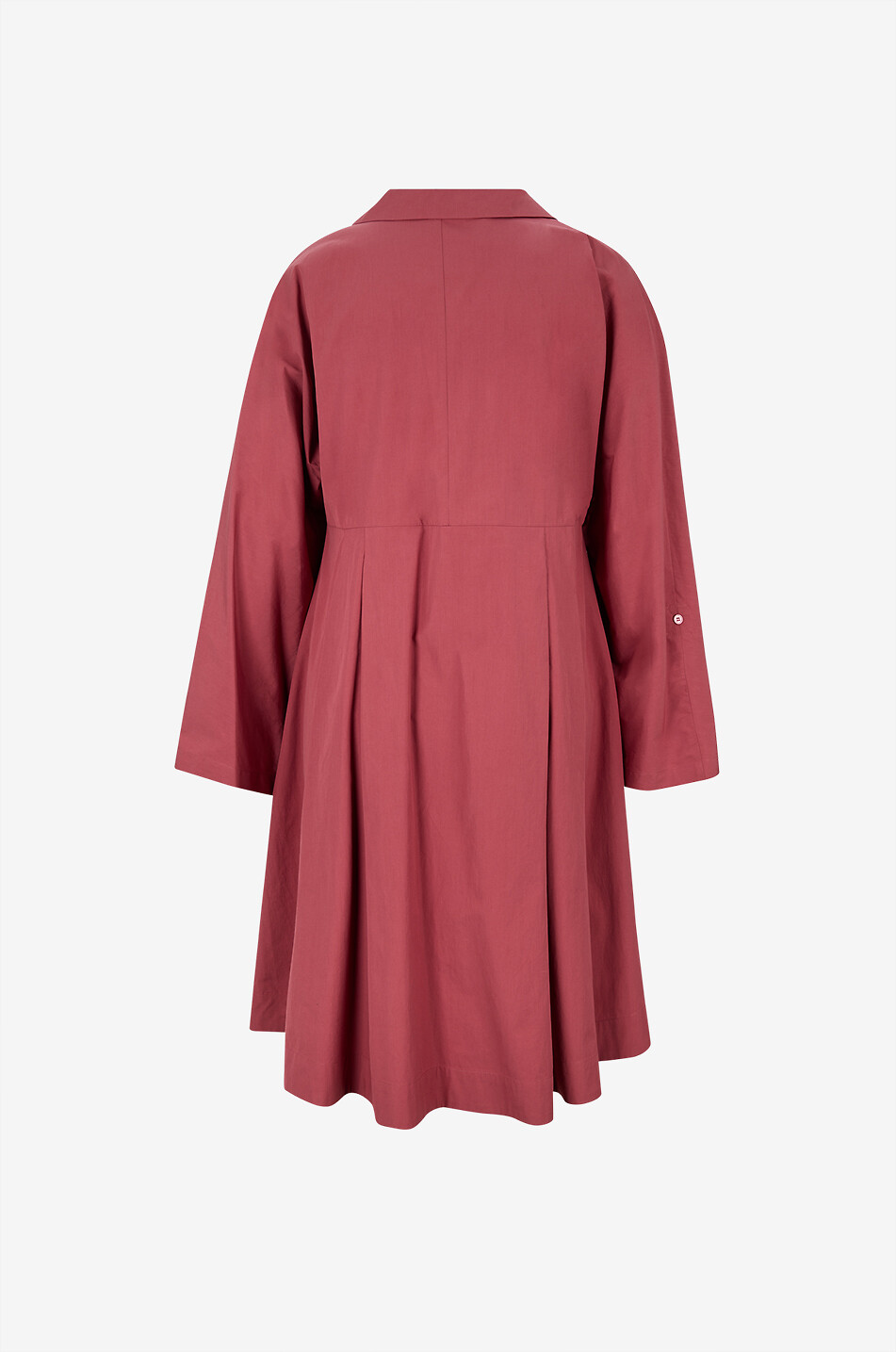 WEEKEND MAX MARA Seggi cotton shirt collar midi dress Women RED 2
