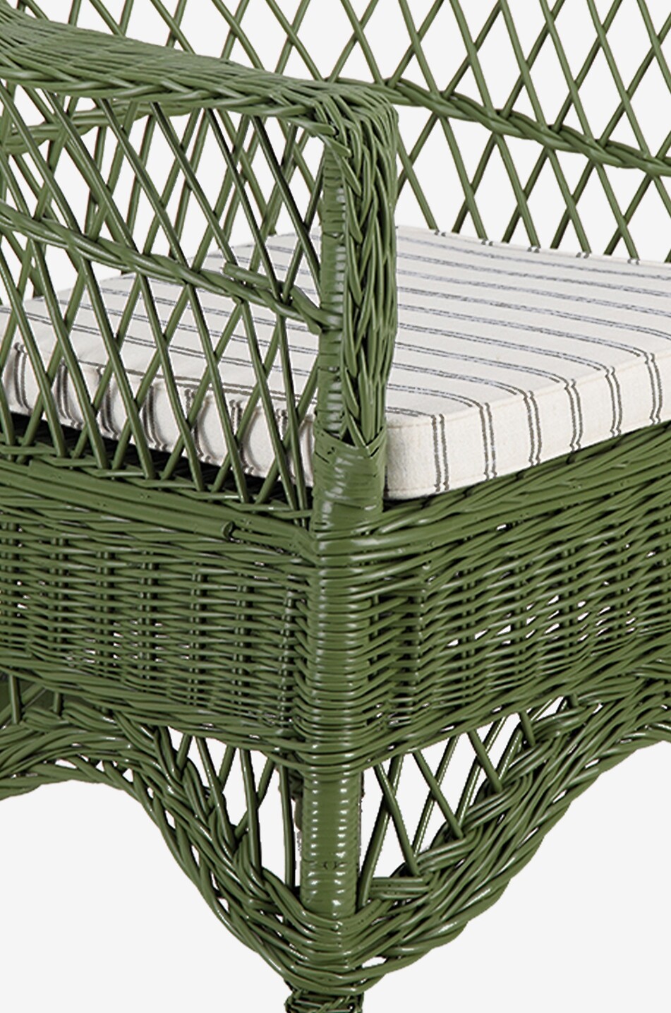 HOUSE OF CAPRICORN Furnas wicker chair Home GREEN 4