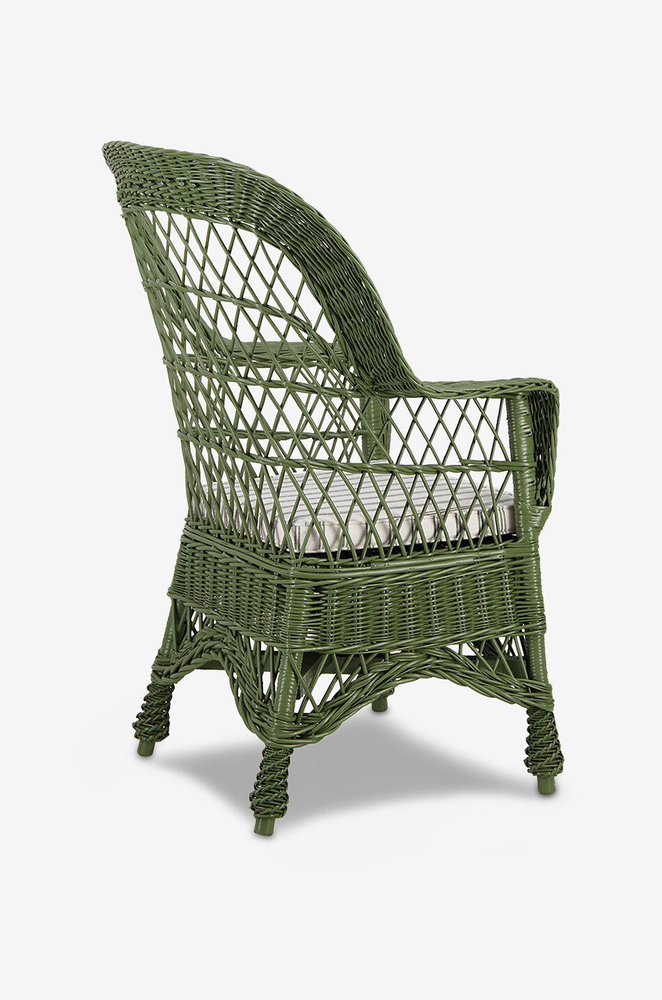 HOUSE OF CAPRICORN Furnas wicker chair Home GREEN 3