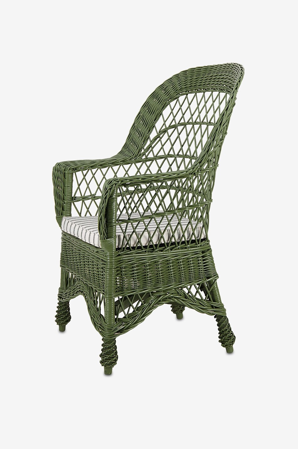 HOUSE OF CAPRICORN Furnas wicker chair Home GREEN 2