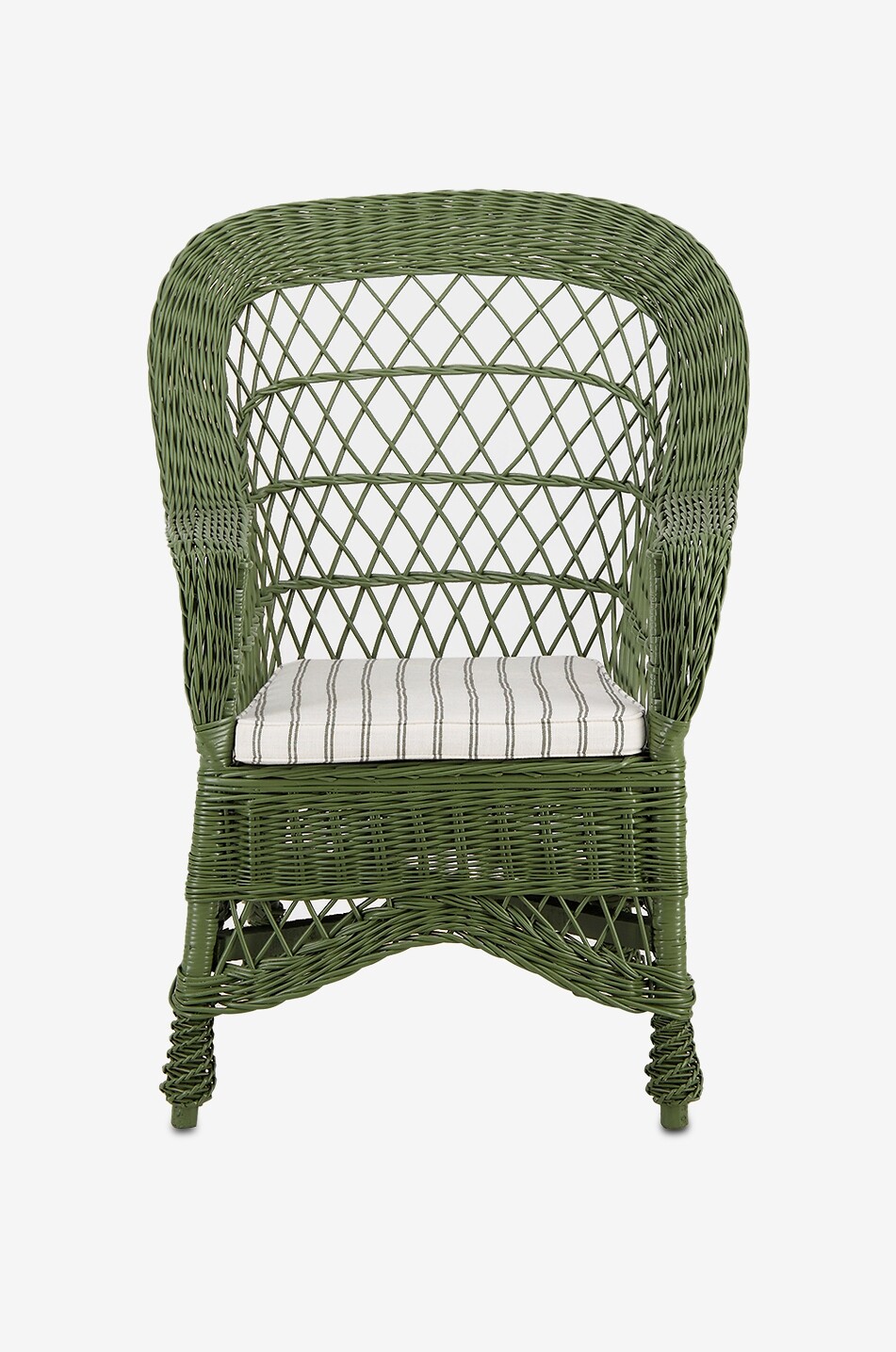 HOUSE OF CAPRICORN Furnas wicker chair Home GREEN 1