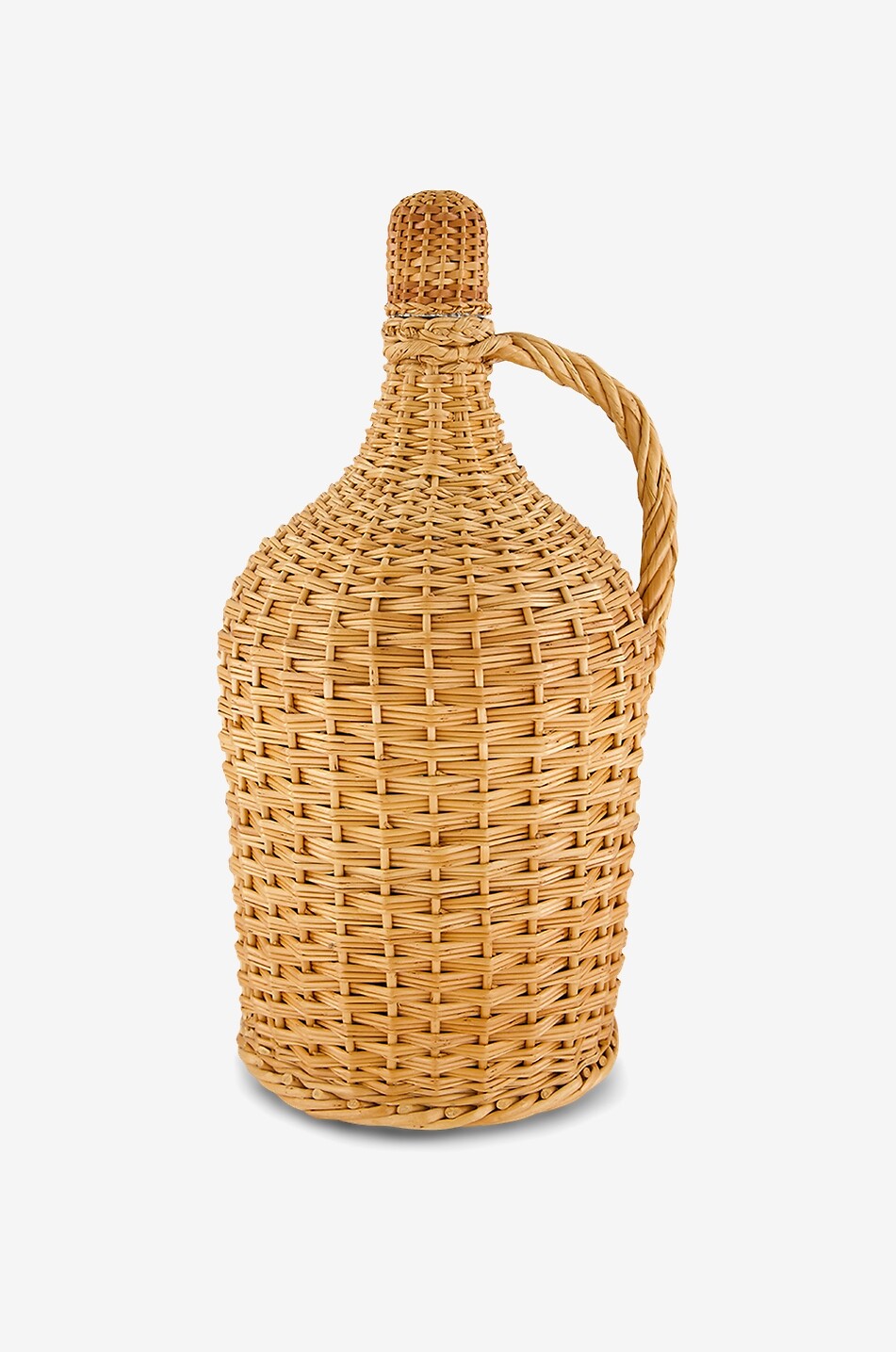 HOUSE OF CAPRICORN Carafe en verre et osier tressé Camacha Petit Maison BEIGE 1