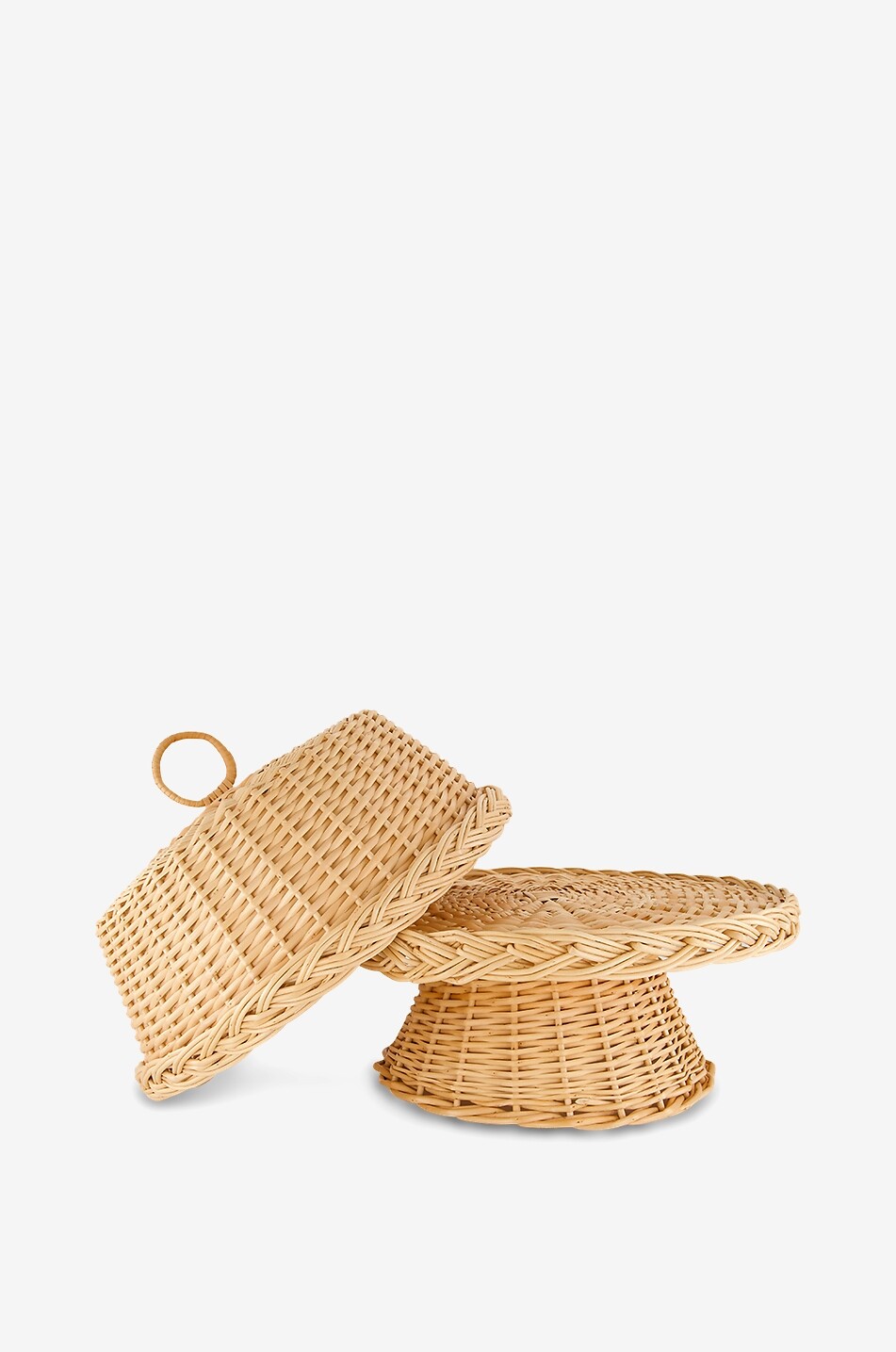 HOUSE OF CAPRICORN Cloche à fromage en osier tressé Vitoria Maison BEIGE 2