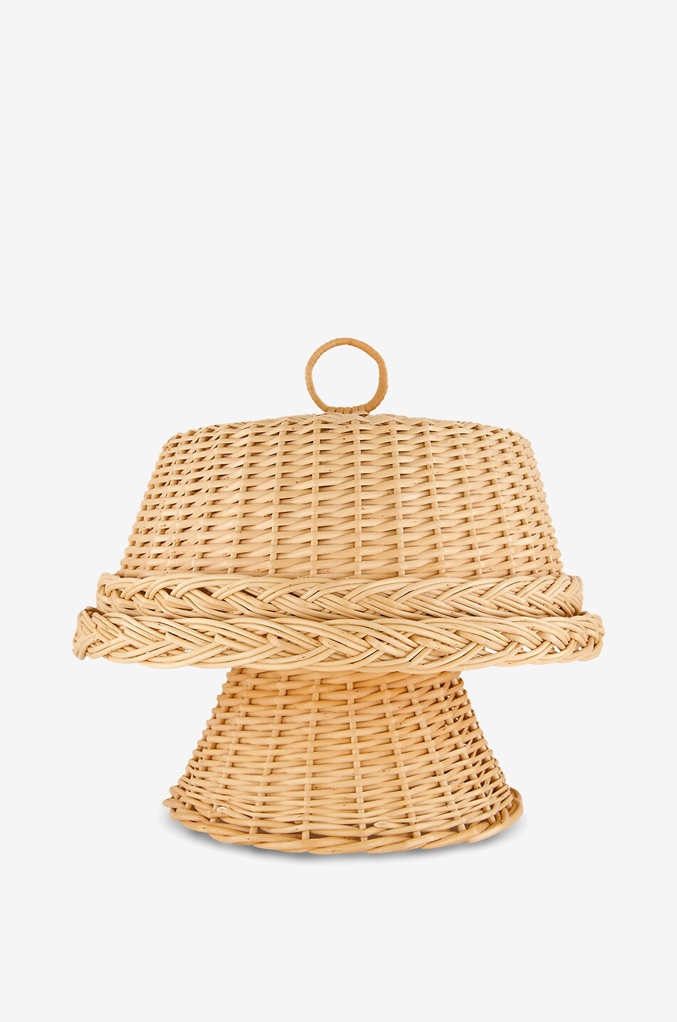 HOUSE OF CAPRICORN Cloche à fromage en osier tressé Vitoria Maison BEIGE 3