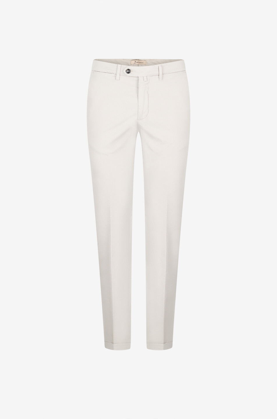 B SETTECENTO Gerade Hose aus Baumwollcanvas Raso Herren BRAUN 1