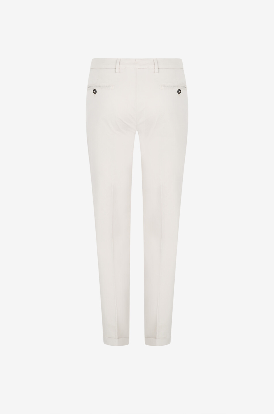 B SETTECENTO Gerade Hose aus Baumwollcanvas Raso Herren BRAUN 2
