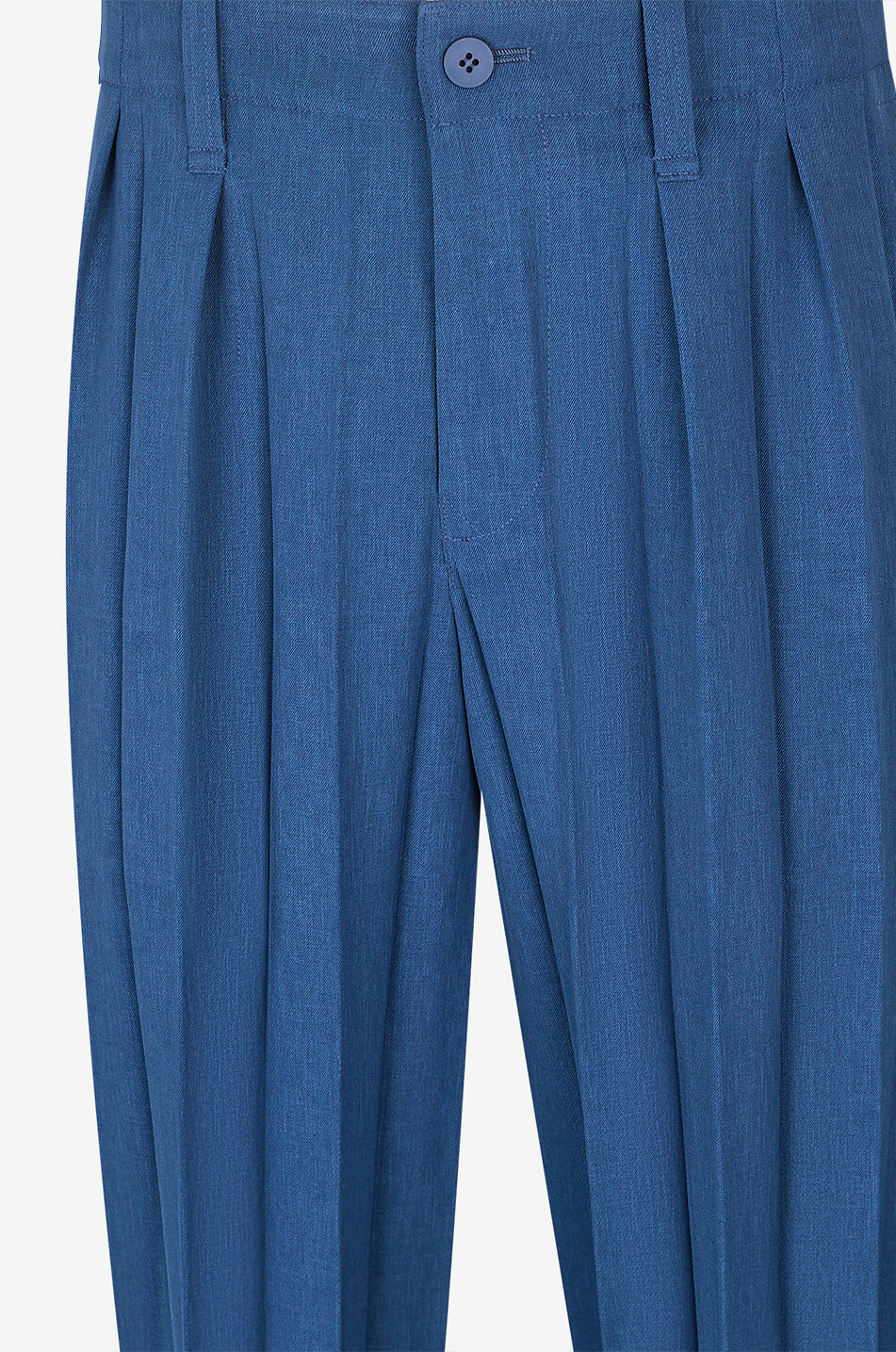 HOMME PLISSÉ ISSEY MIYAKE Straight-leg pleated trousers Men DARK BLUE 3