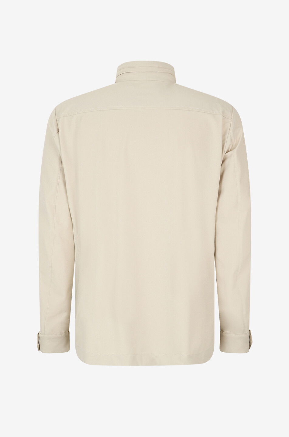 FAY Kurze Parka mit Stehkragen und Kapuze Herren Hellbeige 2