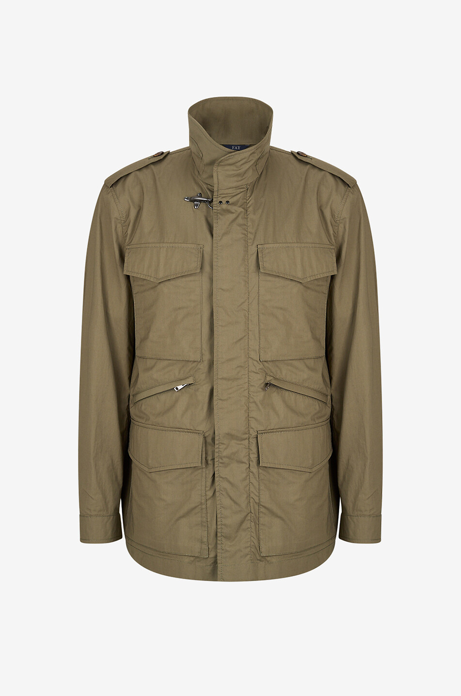 Beaufort waxed canvas waterproof shirt collar parka - BARBOUR