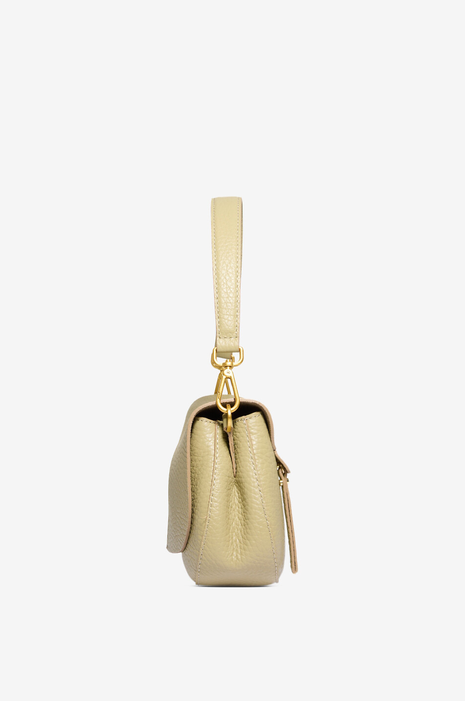 GIANNI CHIARINI Helena Round cow leather handbag Women GREEN 4