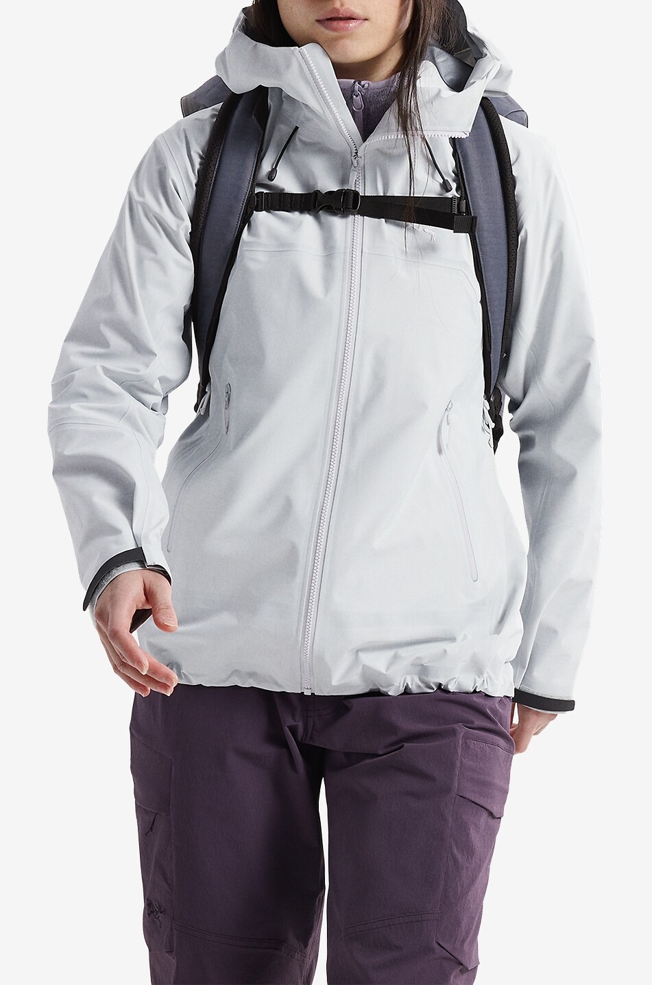 ARC'TERYX Sac à dos en tissu technique Granville Femme GRIS FONCÉ 5