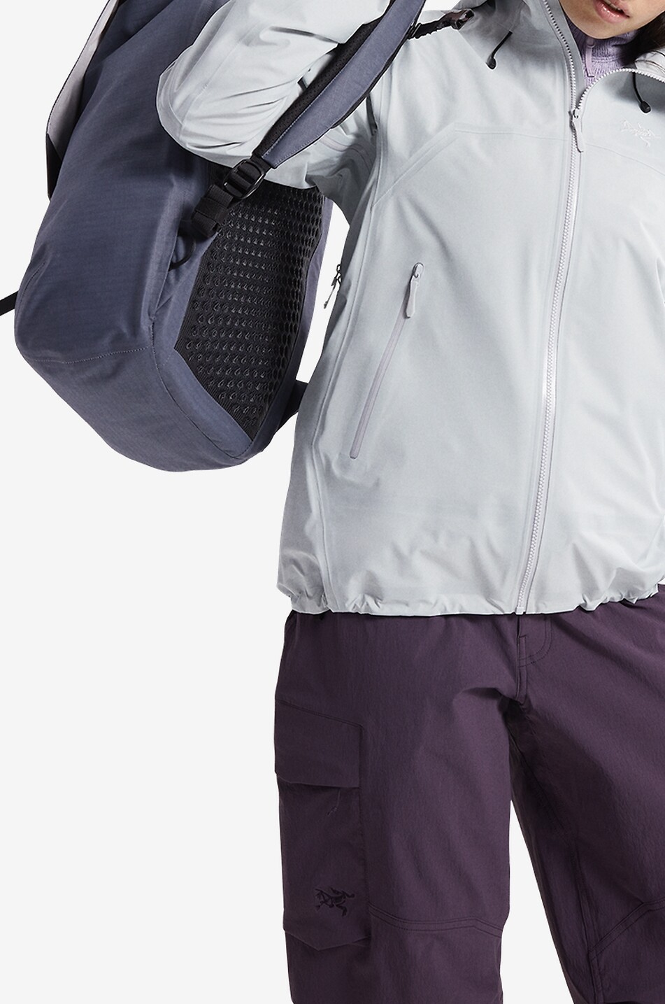 ARC'TERYX Sac à dos en tissu technique Granville Femme GRIS FONCÉ 6