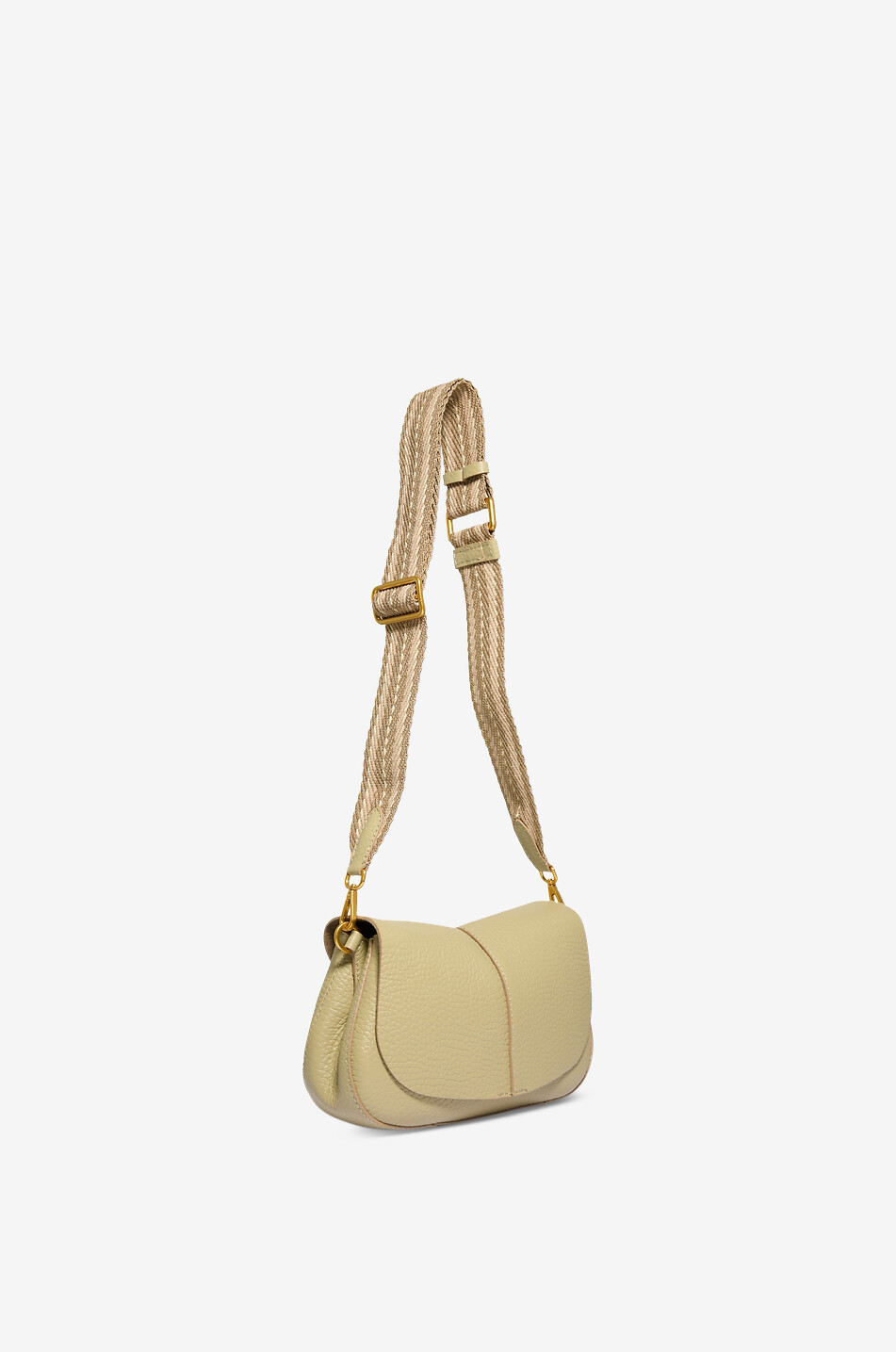 GIANNI CHIARINI Helena Round cow leather handbag Women GREEN 6