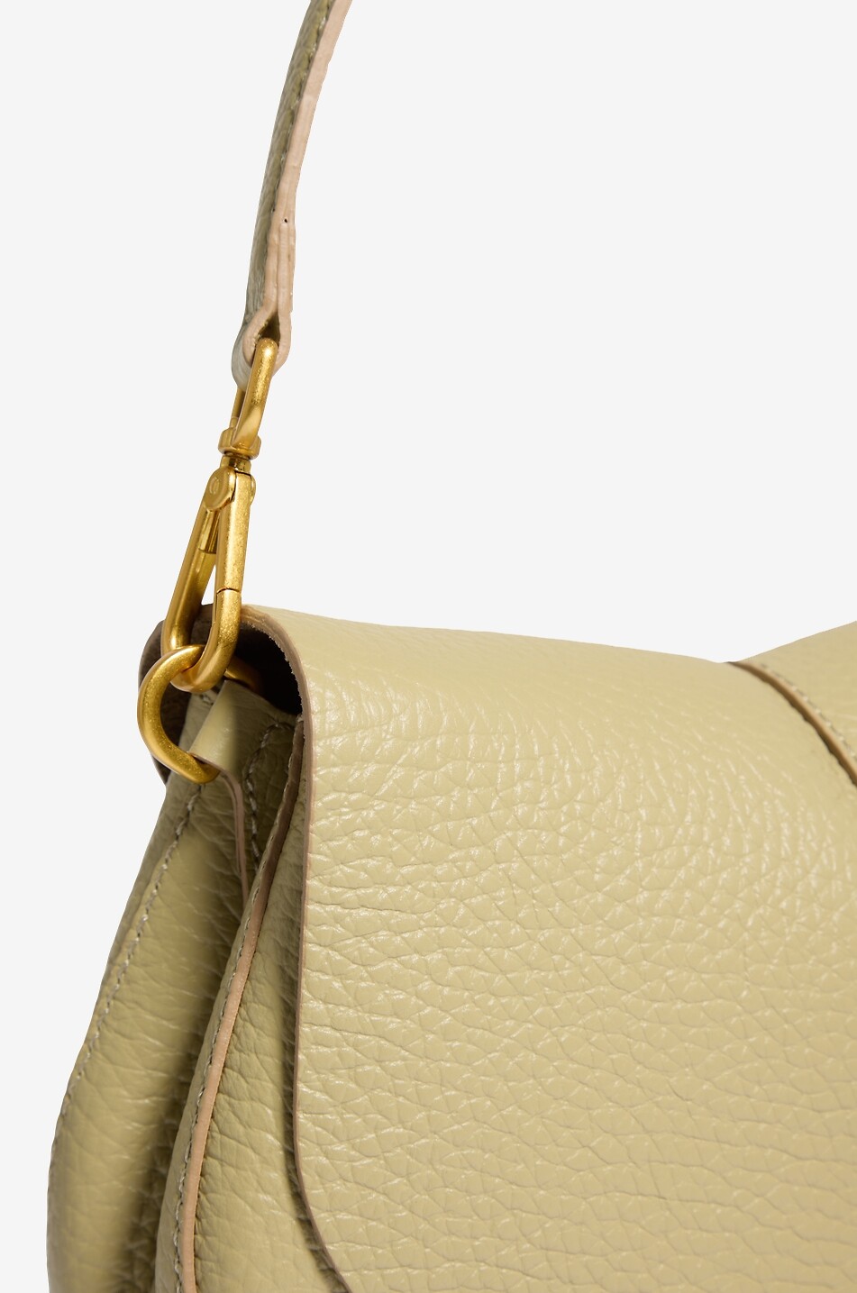 GIANNI CHIARINI Helena Round cow leather handbag Women GREEN 7