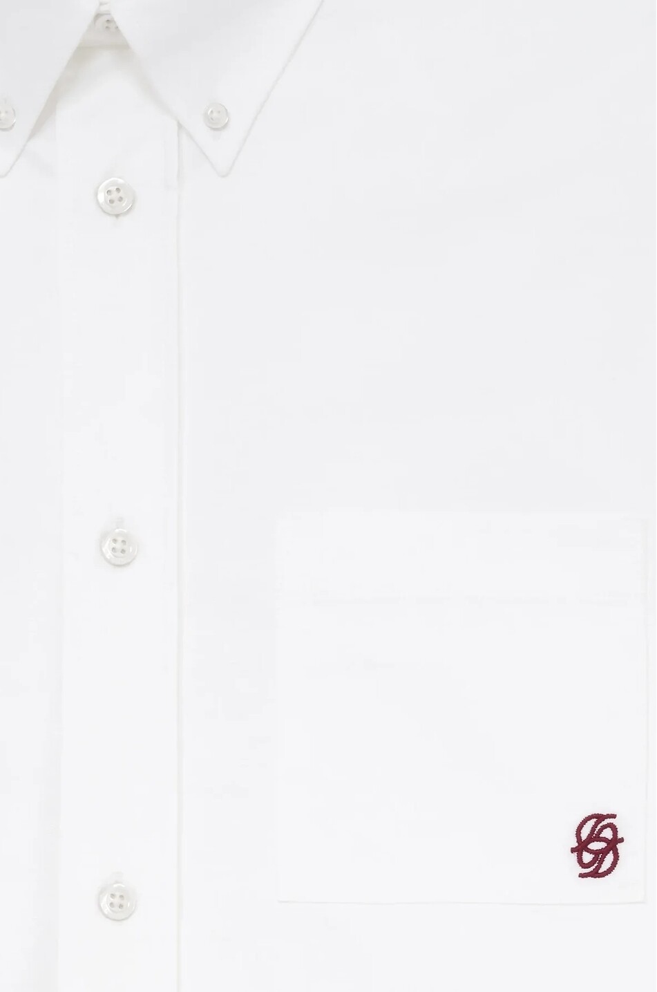 DROLE DE MONSIEUR Chemise à col américain en coton Oxford Homme BLANC 2