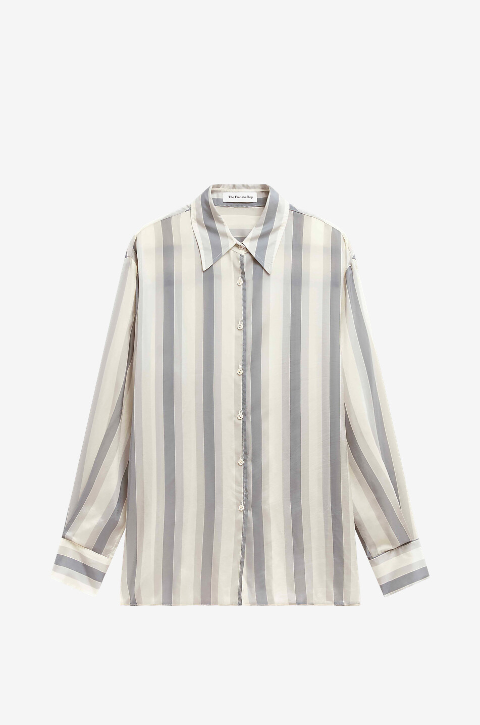THE FRANKIE SHOP Hemd mit fliessender Passform gestreift Peri Damen BUNT 1