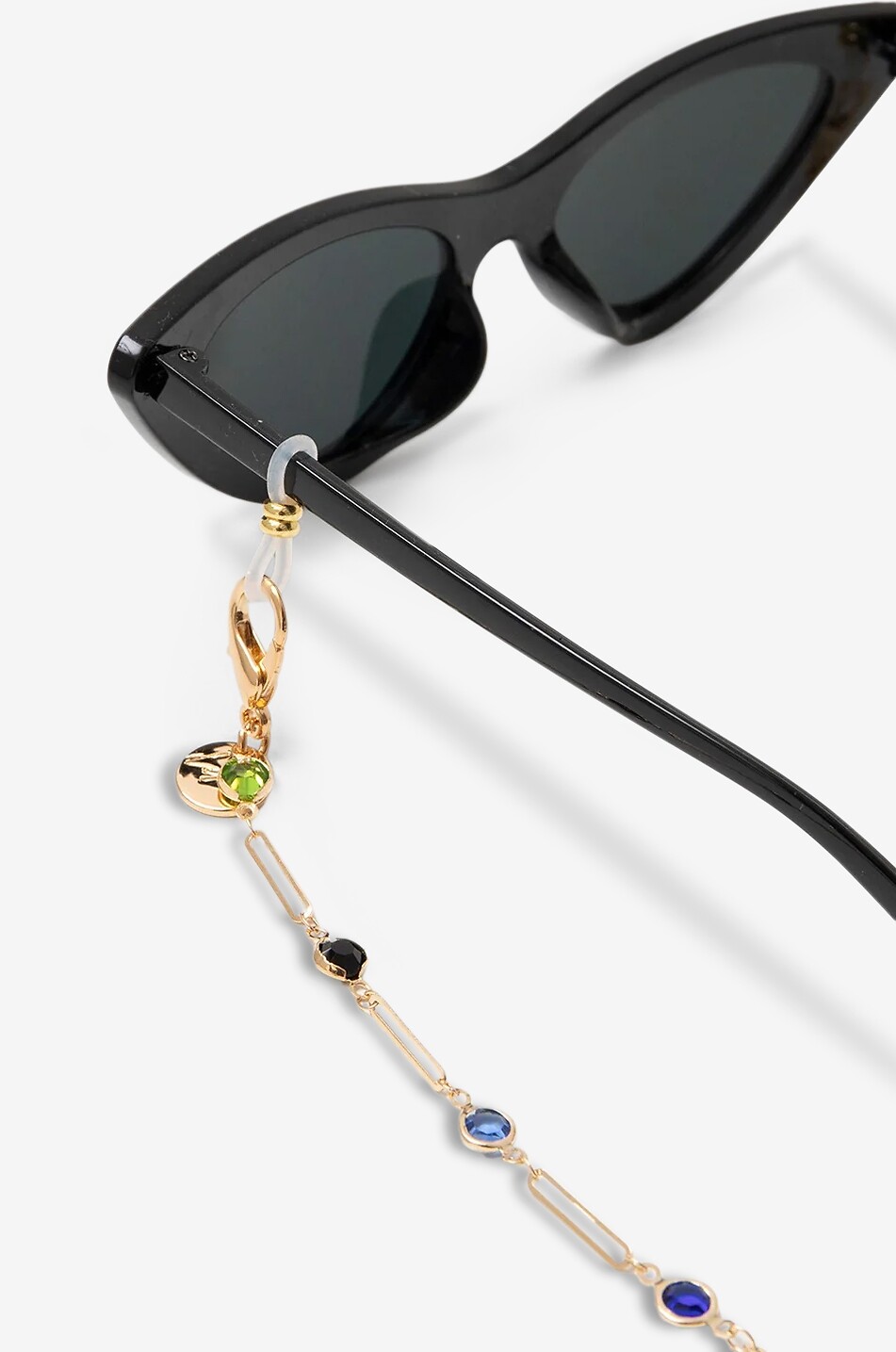 LA COQUE FRANCAISE Chaîne de lunettes dorée à pierres Suri Femme DORE 2