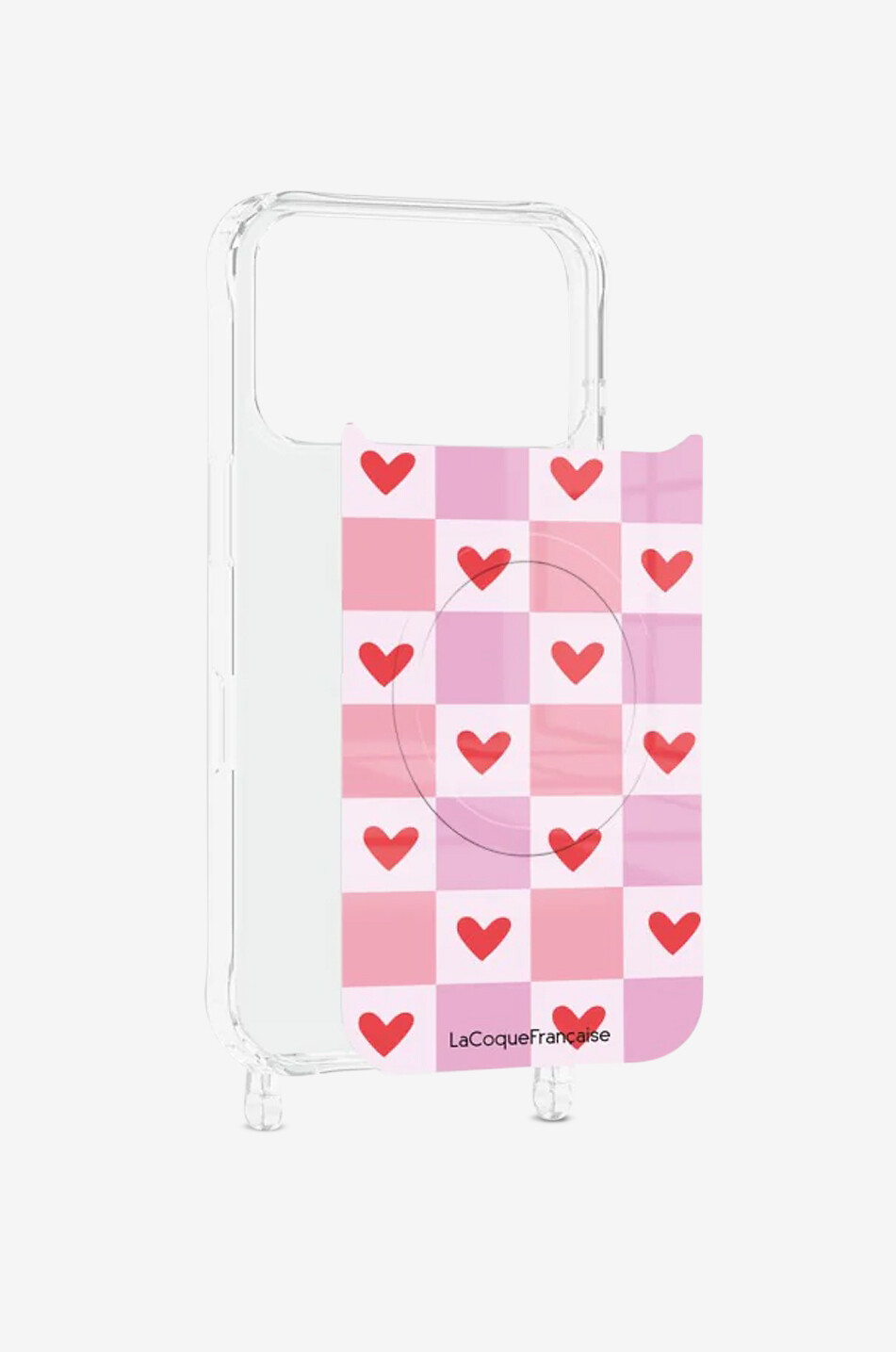 LA COQUE FRANCAISE Hülle für iPhone 17 Pro Max Cœur Carreau Damen ROSA 1