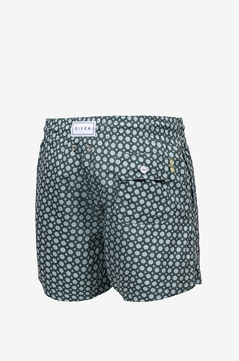 RIVEA Swimming shorts with printed pattern Men GREEN 2