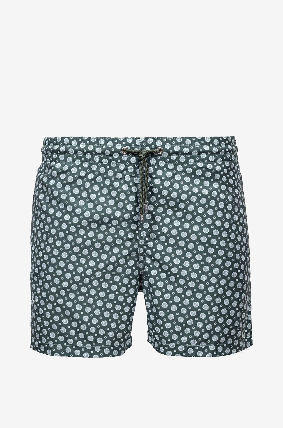 Swimming shorts with printed pattern