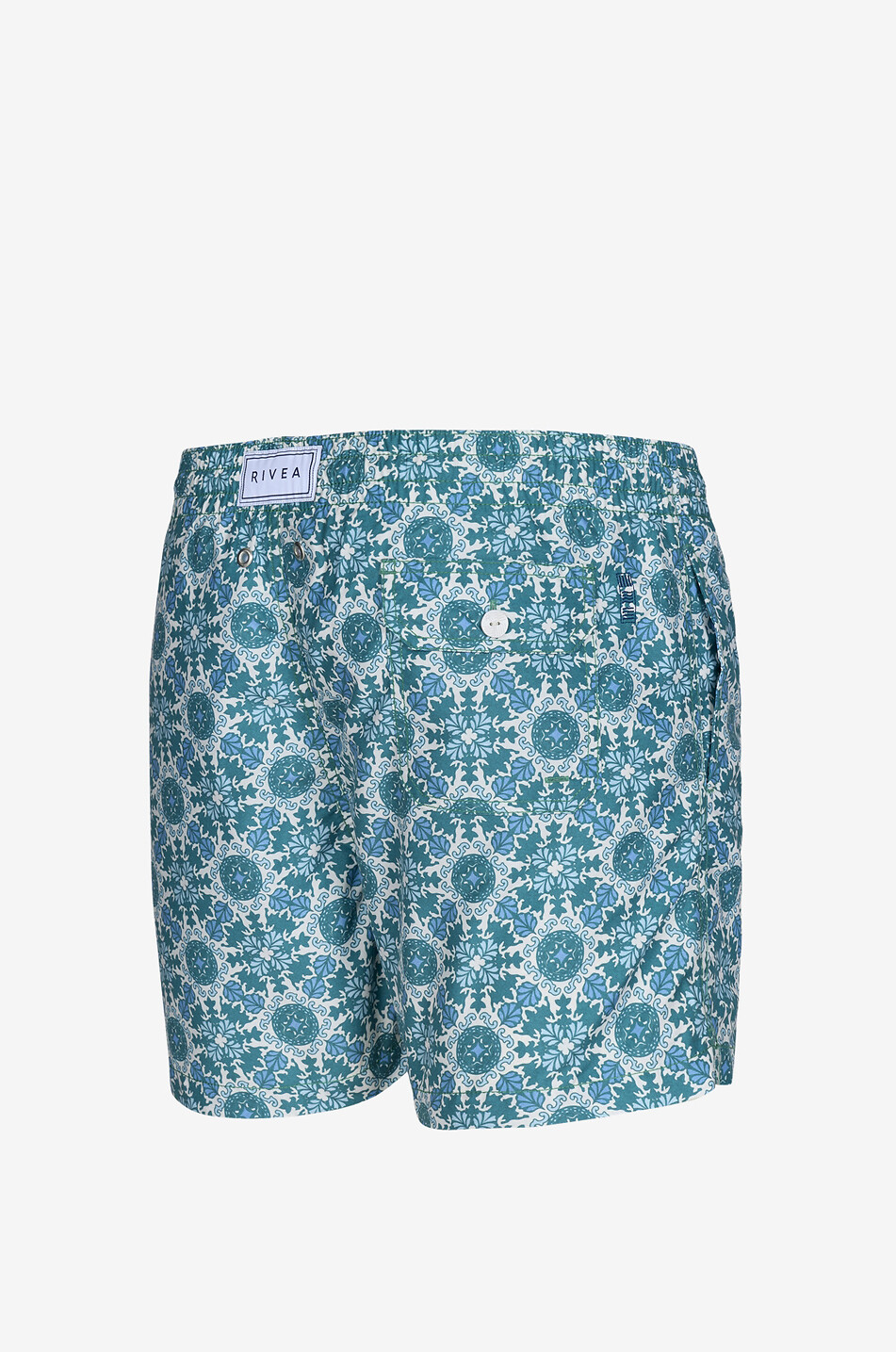 RIVEA Short de bain imprimé San Rocco Homme VERT 2