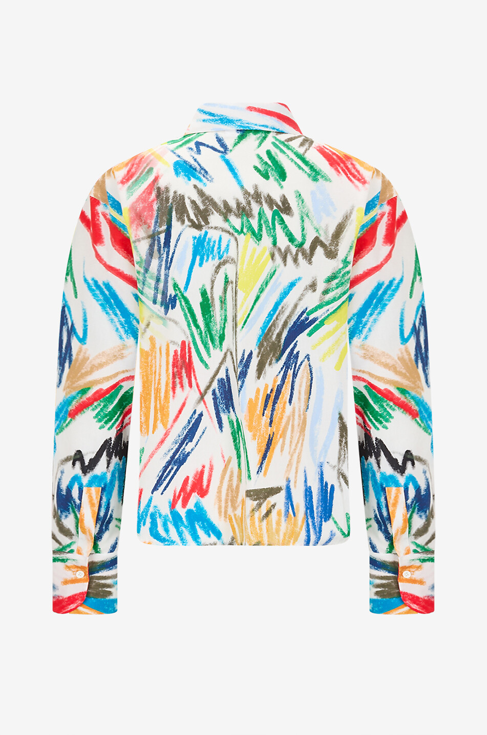 AKRIS PUNTO Hemd mit Print aus Baumwollpopeline Scribble Mania Damen BUNT 2
