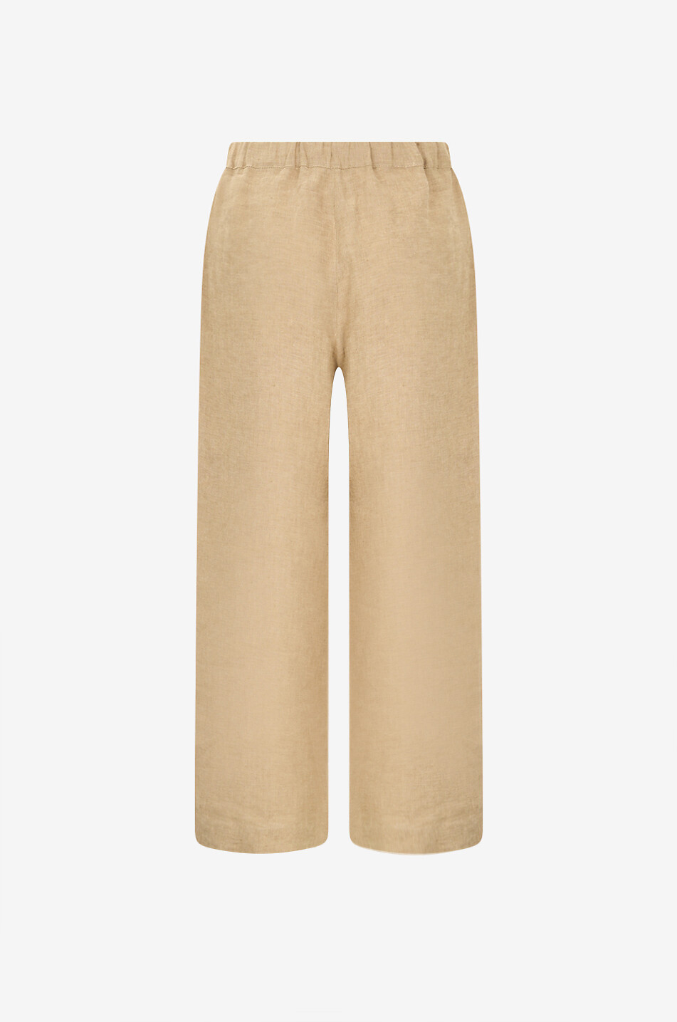 ANTONELLI FIRENZE Weite gerade Hose mit Kordelzug aus Leinen Svezia Damen KHAKI 2