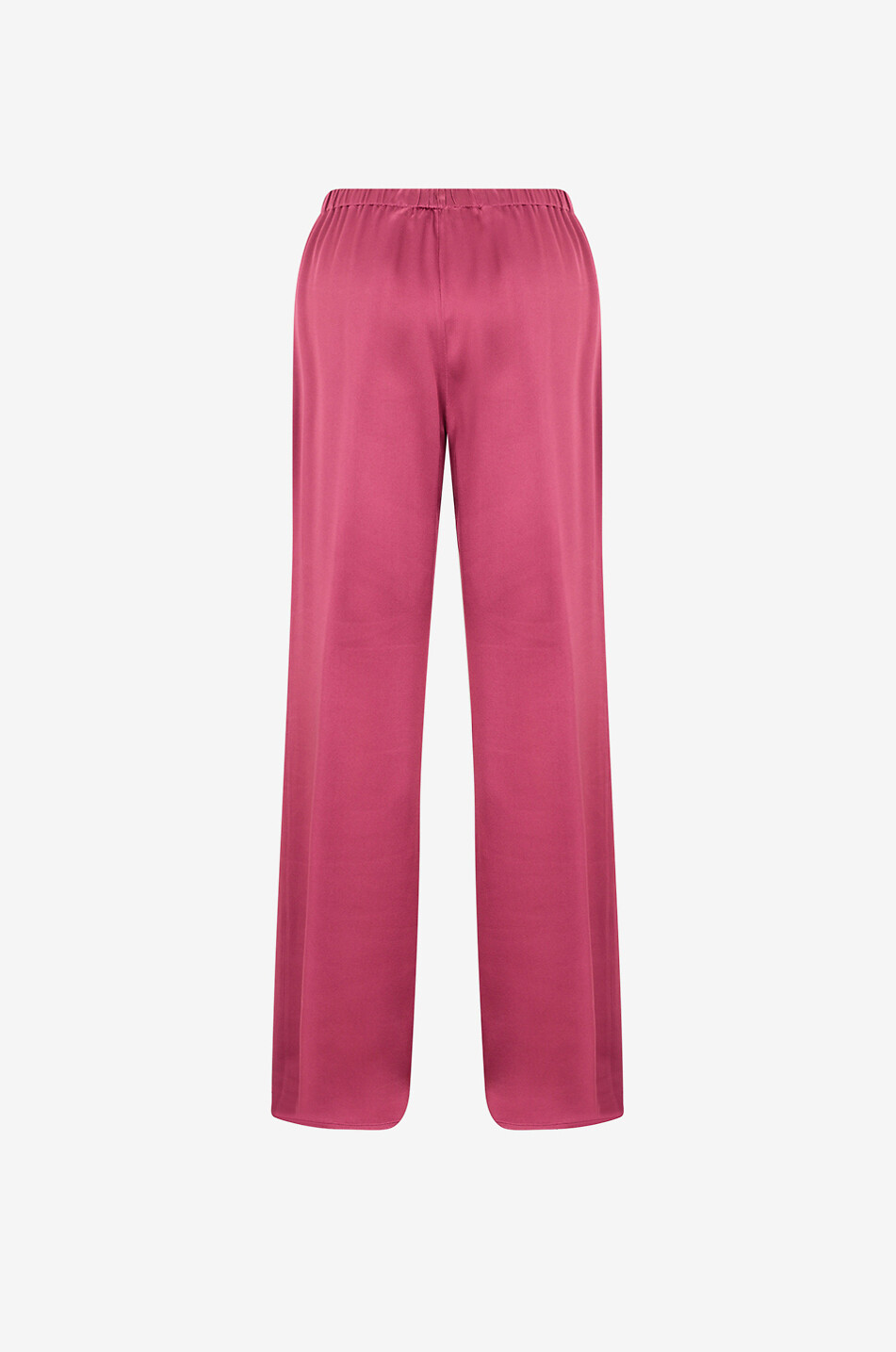 ANTONELLI FIRENZE Weite gerade Hose mit elastischem Bund Tiete Damen DUNKELROSA 2