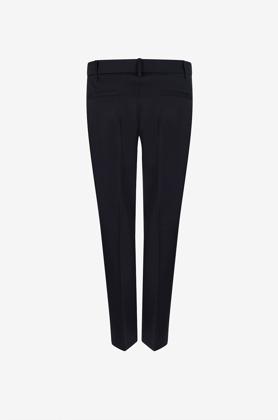 BARBARA BUI Slim cigarette trousers in blended wool Women DARK BLUE 2