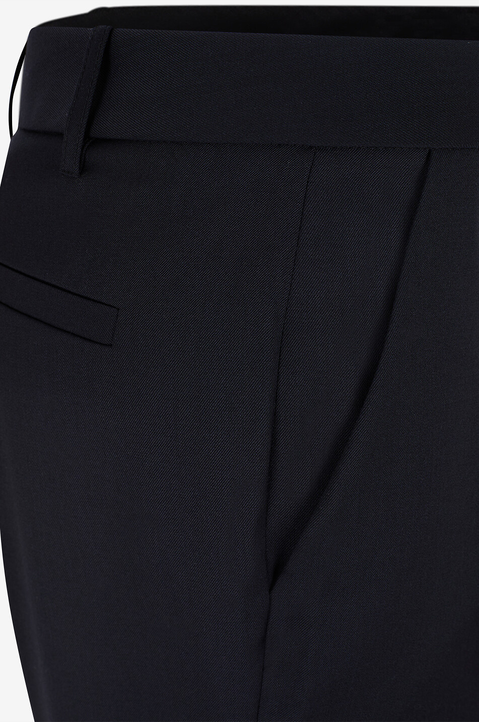 BARBARA BUI Slim cigarette trousers in blended wool Women DARK BLUE 3