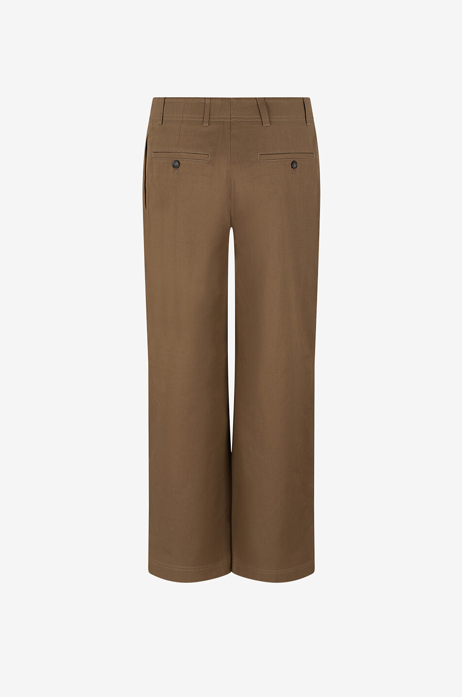 TOTEME Hose mit geradem Bein aus Baumwolle Relaxed Chino Damen BRAUN 2