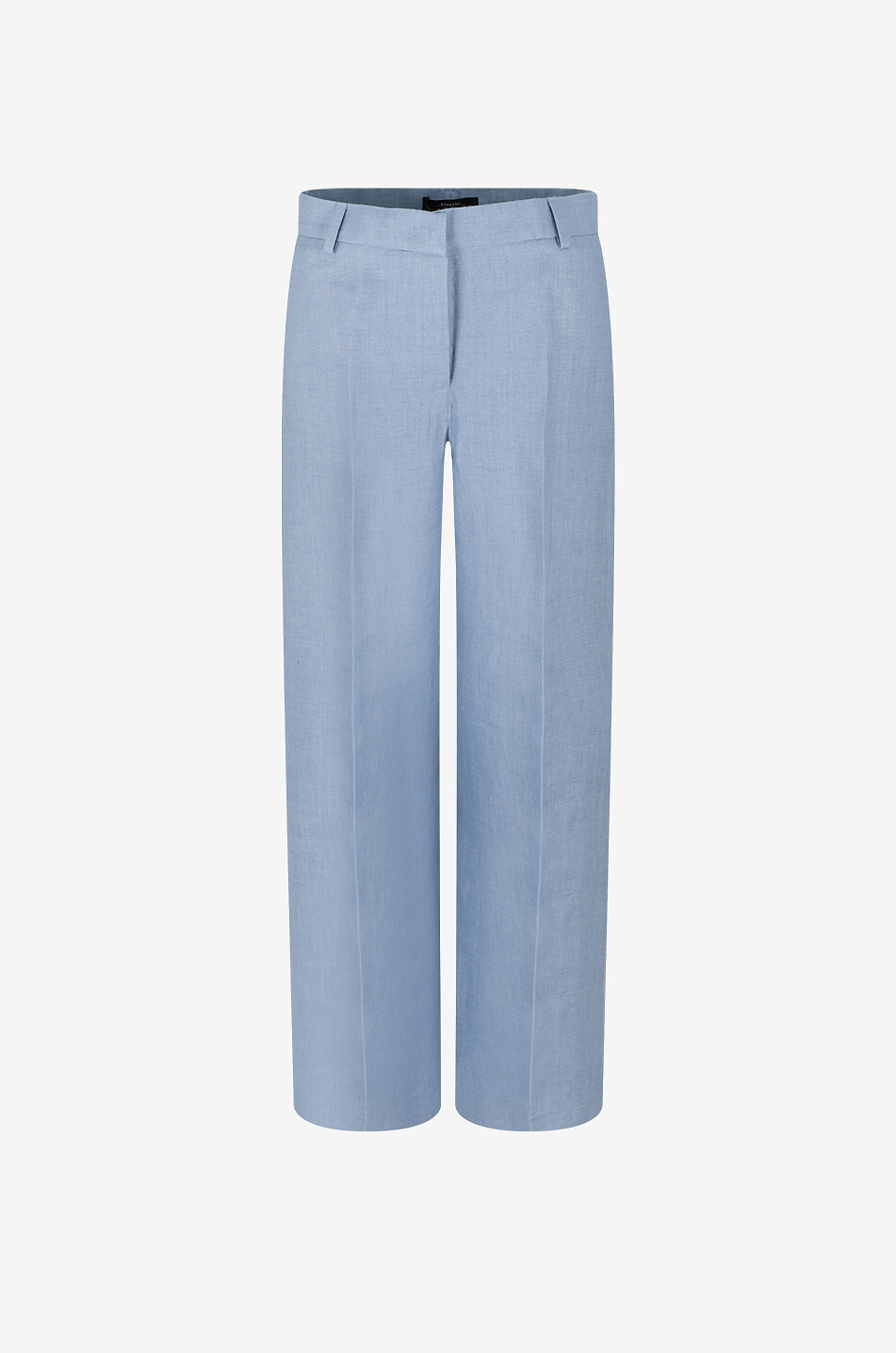 WEEKEND MAX MARA Pantalon droit en lin Malizia Femme BLEU CLAIR 1