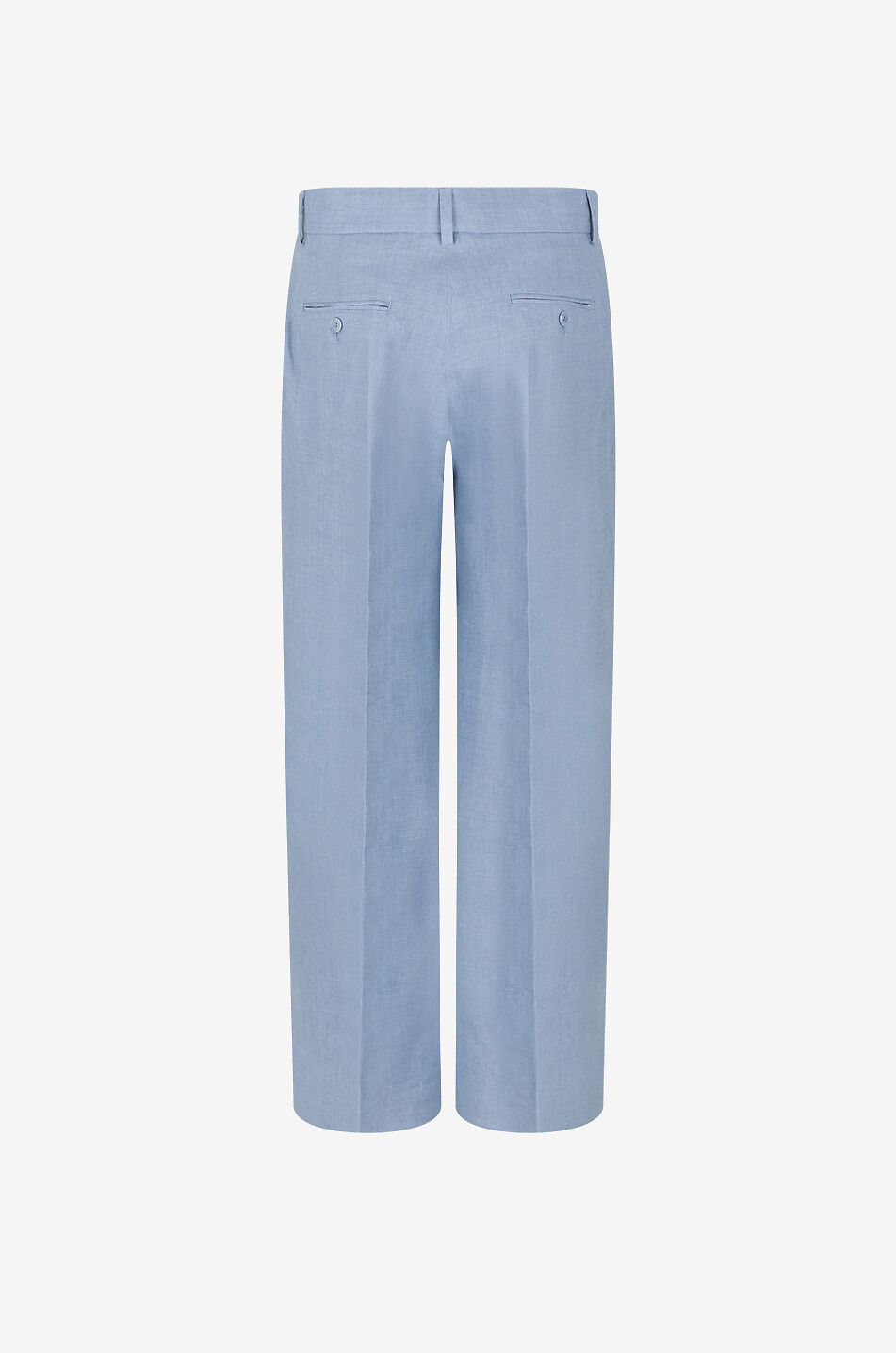 WEEKEND MAX MARA Pantalon droit en lin Malizia Femme BLEU CLAIR 2