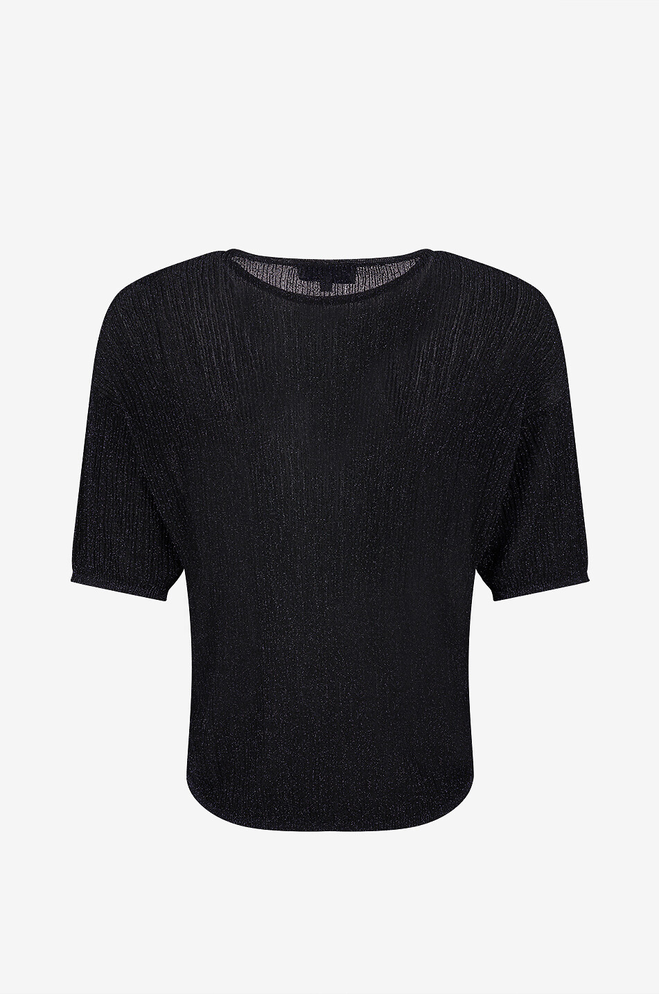 BONGENIE Weiter Pullover mit Rundhalsausschnitt aus Jersey mit Pailletten Damen BLAU 2