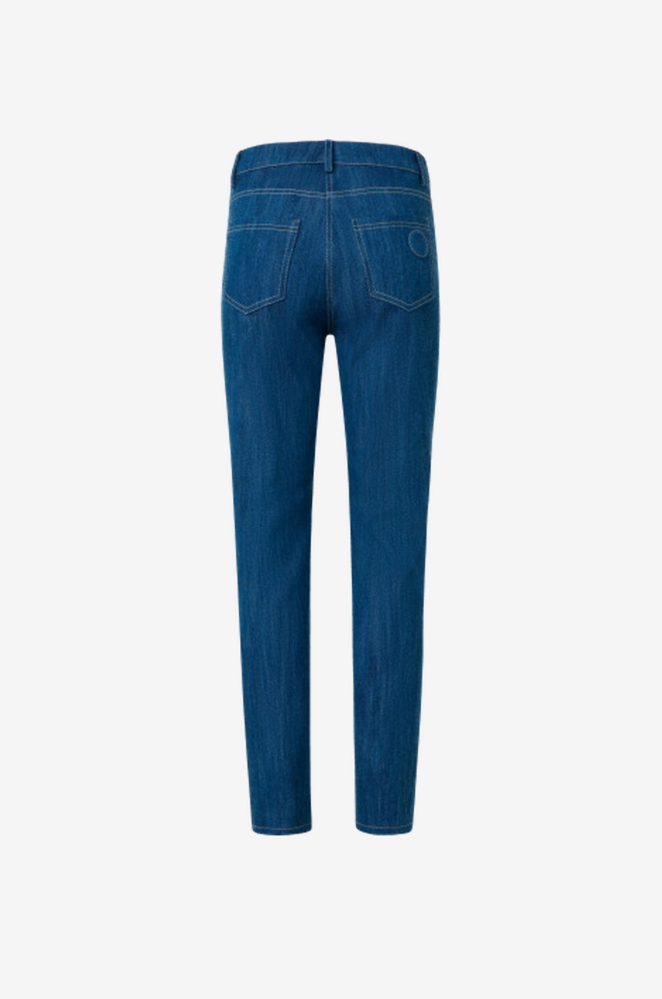 AKRIS PUNTO Maru straight cropped denim trousers Women MEDIUM BLUE 2