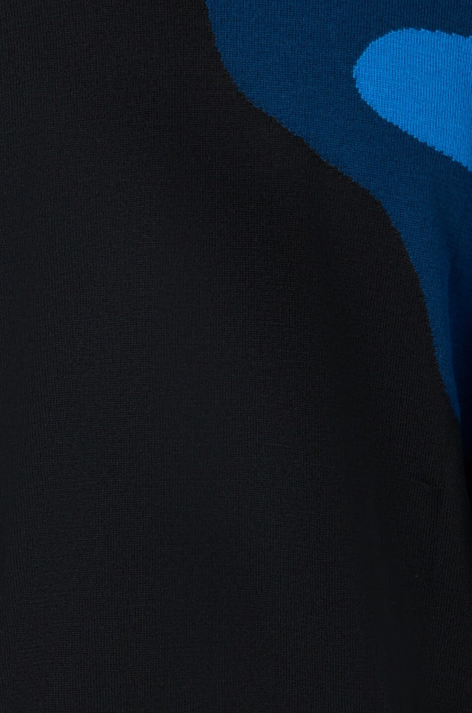 AKRIS PUNTO Rundhalspullover aus Schurwolle XL Pop Dot Flower Damen SCHWARZ 4