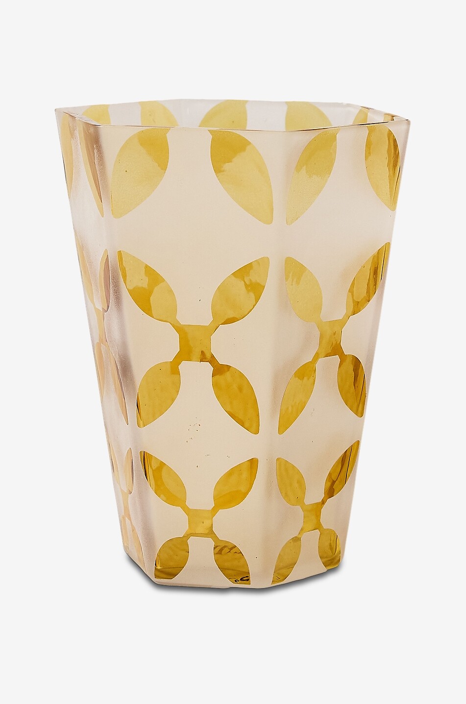 ASCHER Brume De Verre mouth-blown glass H11.5 Home YELLOW 1