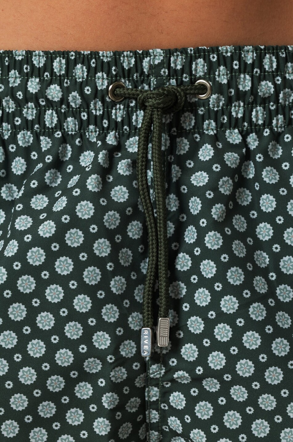 RIVEA Swimming shorts with printed pattern Men GREEN 5