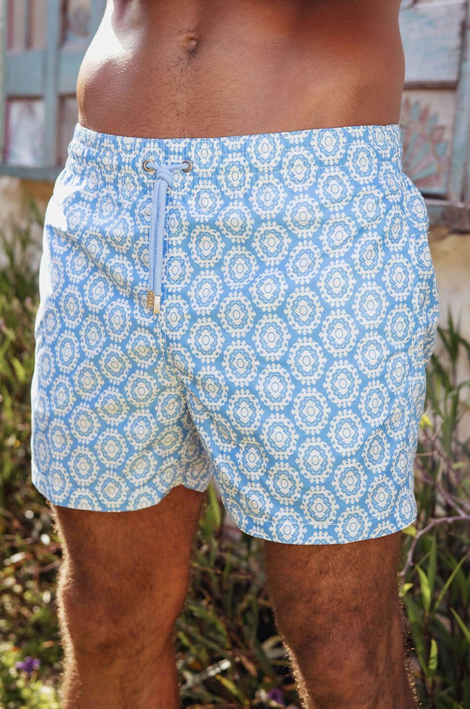 RIVEA Short de bain Naples Homme BLEU CLAIR 4