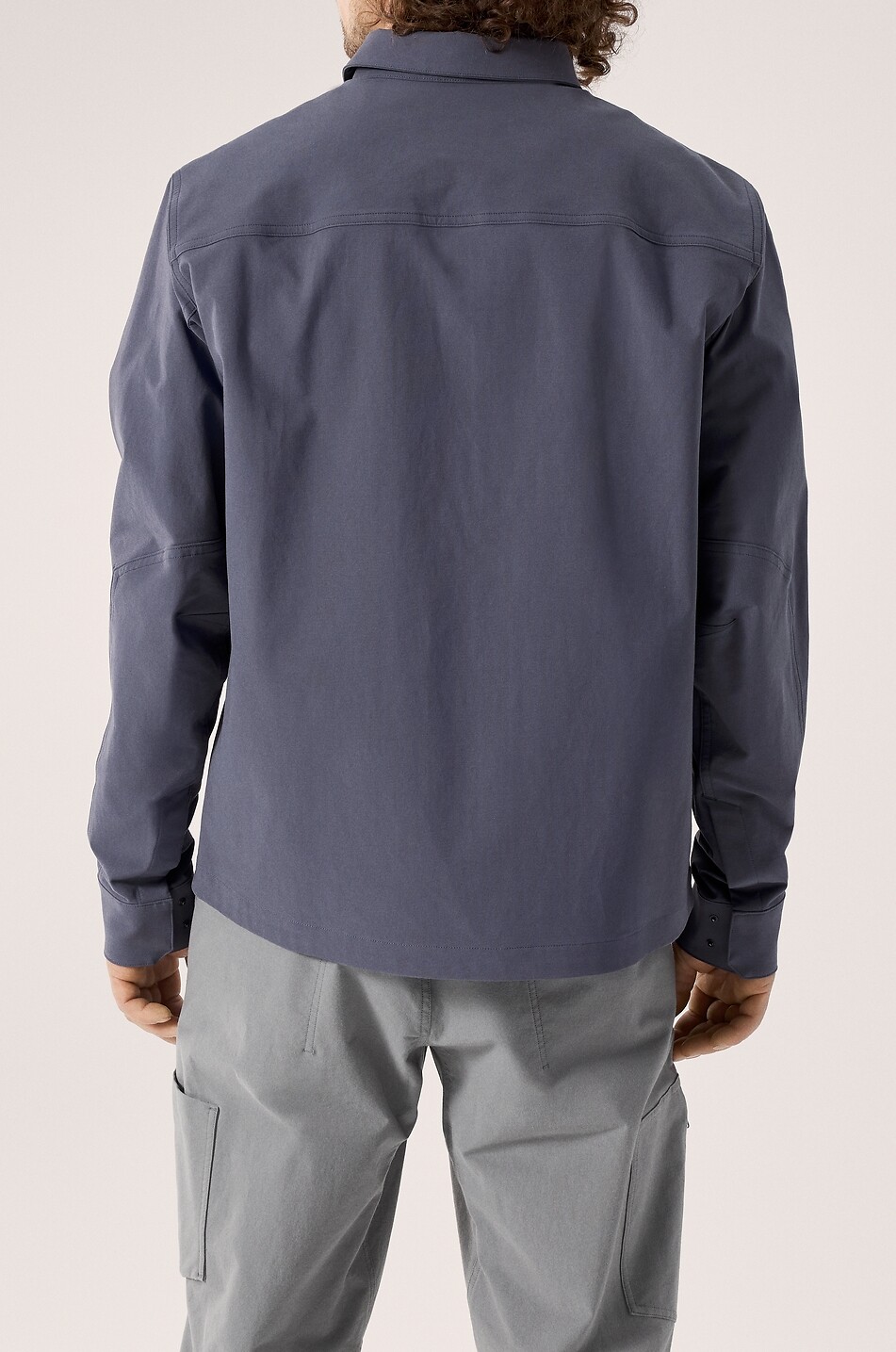 ARC'TERYX Surchemise en coton organique mélangé Cronin Homme GRIS FONCÉ 4