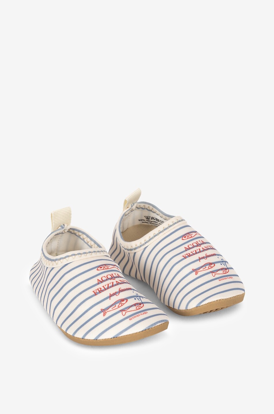 Chaussons de bain à rayures imprimées garçon Aster