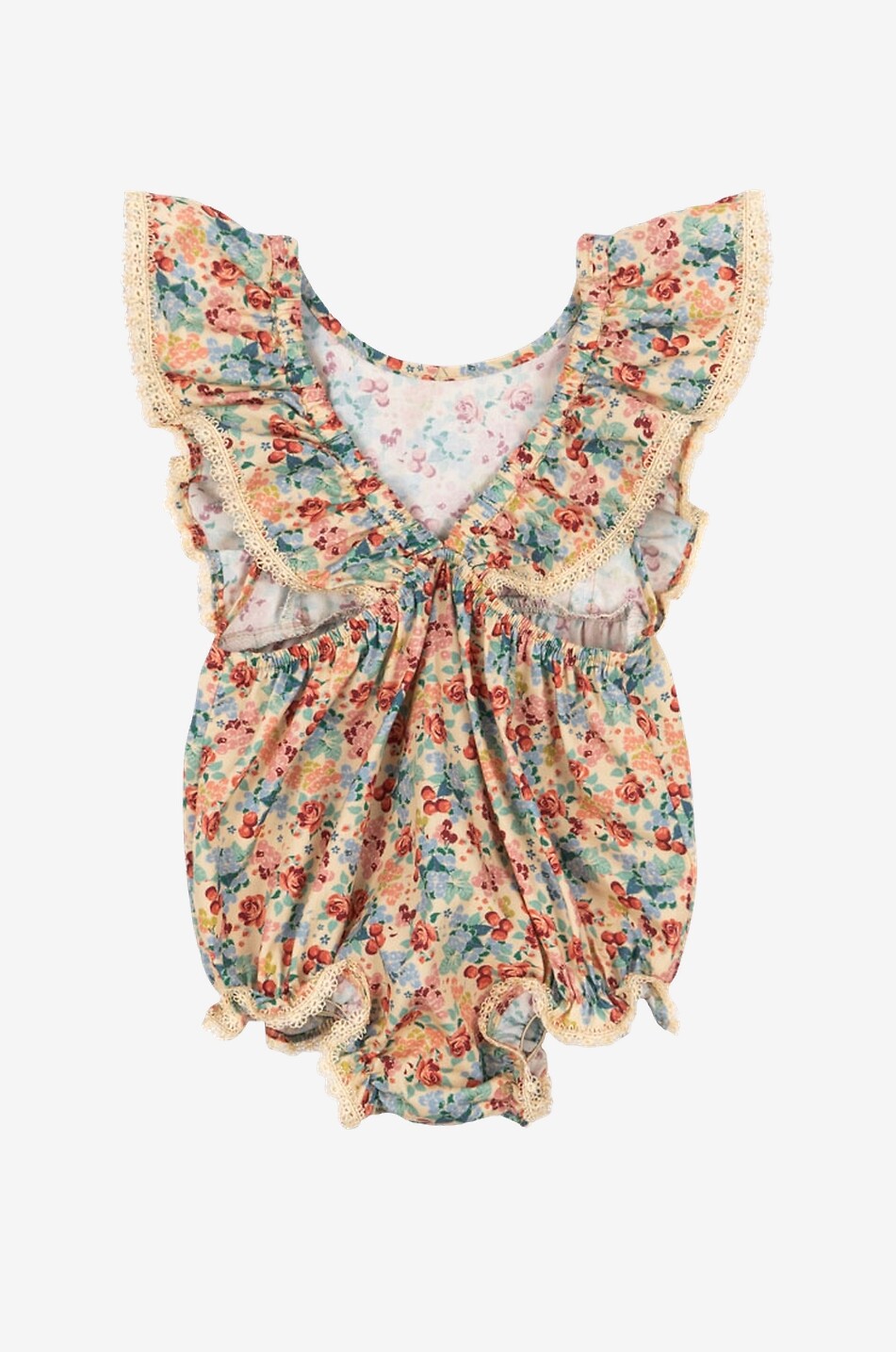 KONGES SLØJD Baby-Strampler aus Bio-Baumwolle mit Blumenmuster Verbena Baby BUNT 2