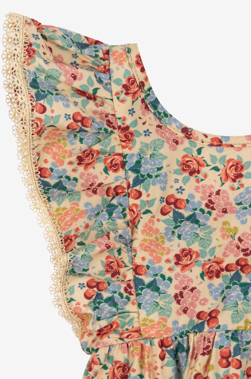 KONGES SLØJD Baby-Strampler aus Bio-Baumwolle mit Blumenmuster Verbena Baby BUNT 3