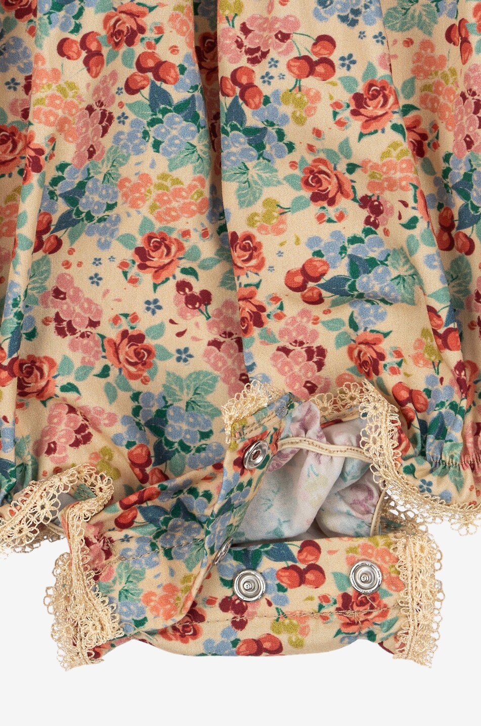 KONGES SLØJD Baby-Strampler aus Bio-Baumwolle mit Blumenmuster Verbena Baby BUNT 4