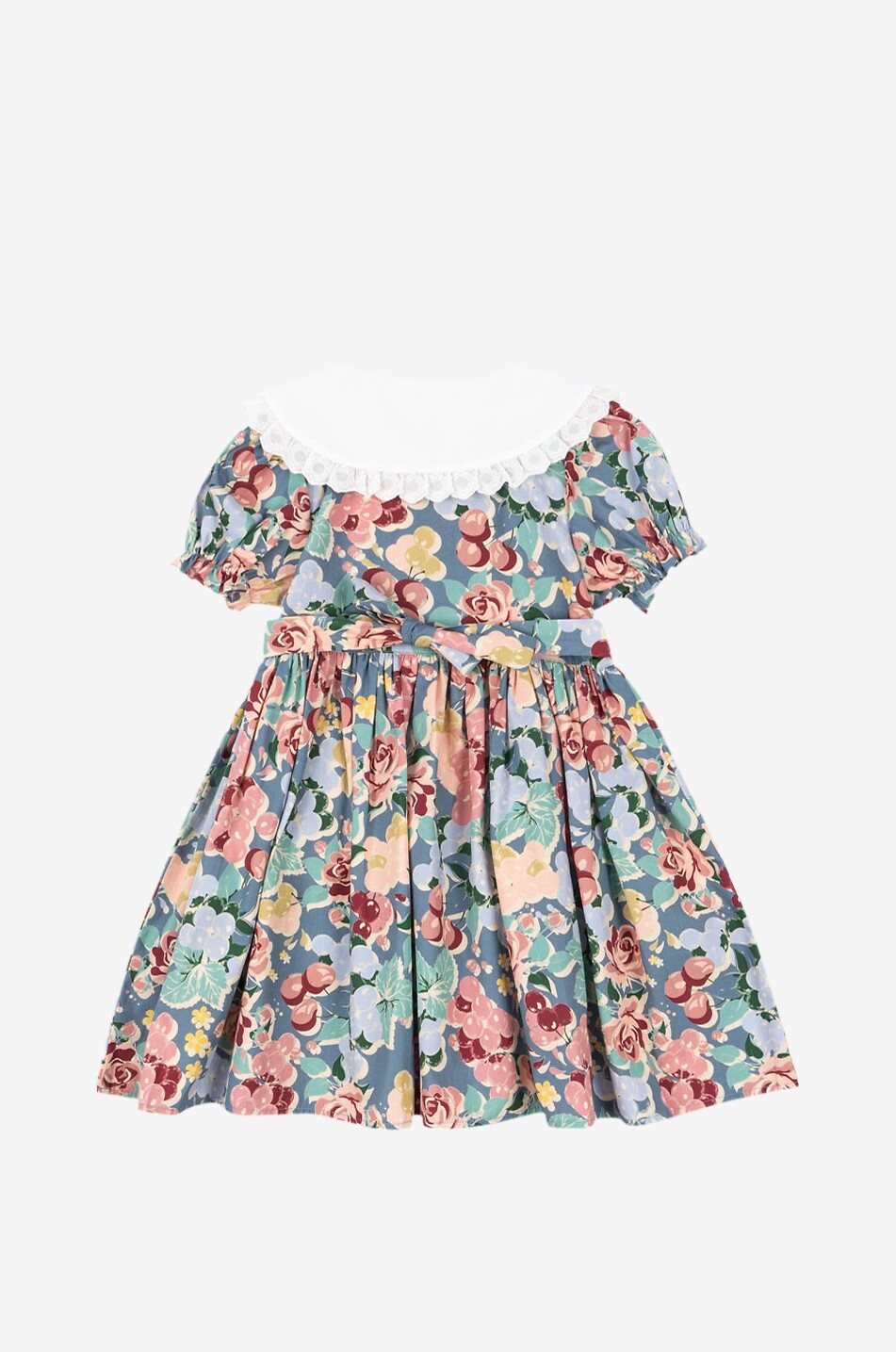 KONGES SLØJD Robe en coton bio à col orné fille Coeur Fille MULTICOLORE 2