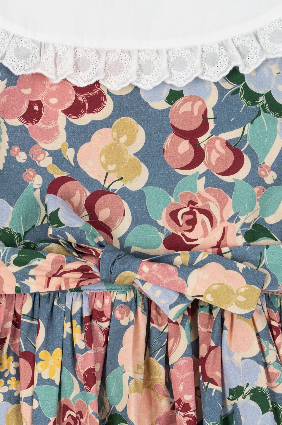 KONGES SLØJD Robe en coton bio à col orné fille Coeur Fille MULTICOLORE 5